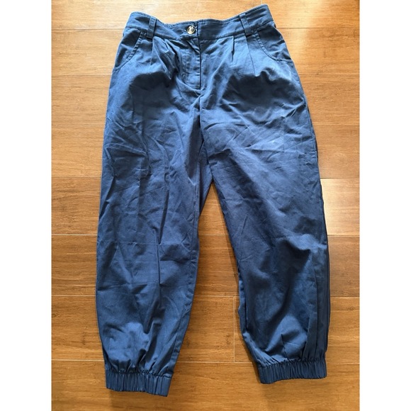 HALARA Other - Halara Pants Womens S Petite‎ Blue Jogger Elastic Waist Cuffed Ankle Pleated